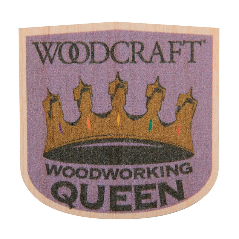 Woodworking Queen Maple Sticker
